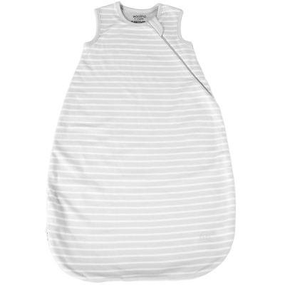 4 Season Classic Baby Sleeping Bag, Merino Wool & Organic Cotton, Birch Gray