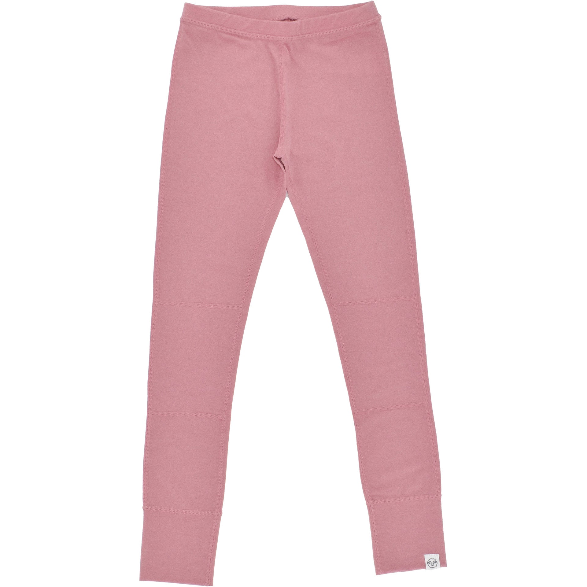 Kids Merino Wool Base Layer, Leggings, Blush Pink - Image 2