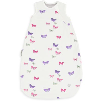 4 Season Classic Baby Sleeping Bag, Merino Wool & Organic Cotton, Butterfly