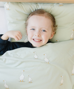 Ecolino Duvet Cover, 100% Organic Cotton, Crib or Toddler, Goose