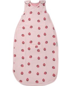 IMPERFECT 4 Season Ultimate Baby Sleep Bag, Merino Wool & Organic Cotton, Strawberry